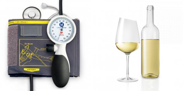 Как белое вино влияет на артериальное давление повышает или понижает показатели?