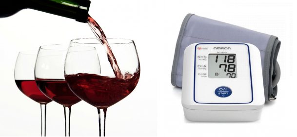 Как красное вино влияет на показатели артериального давления человека — повышает или понижает их?