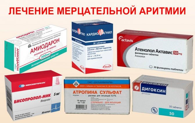Препараты для лечения мерцательной аритмии